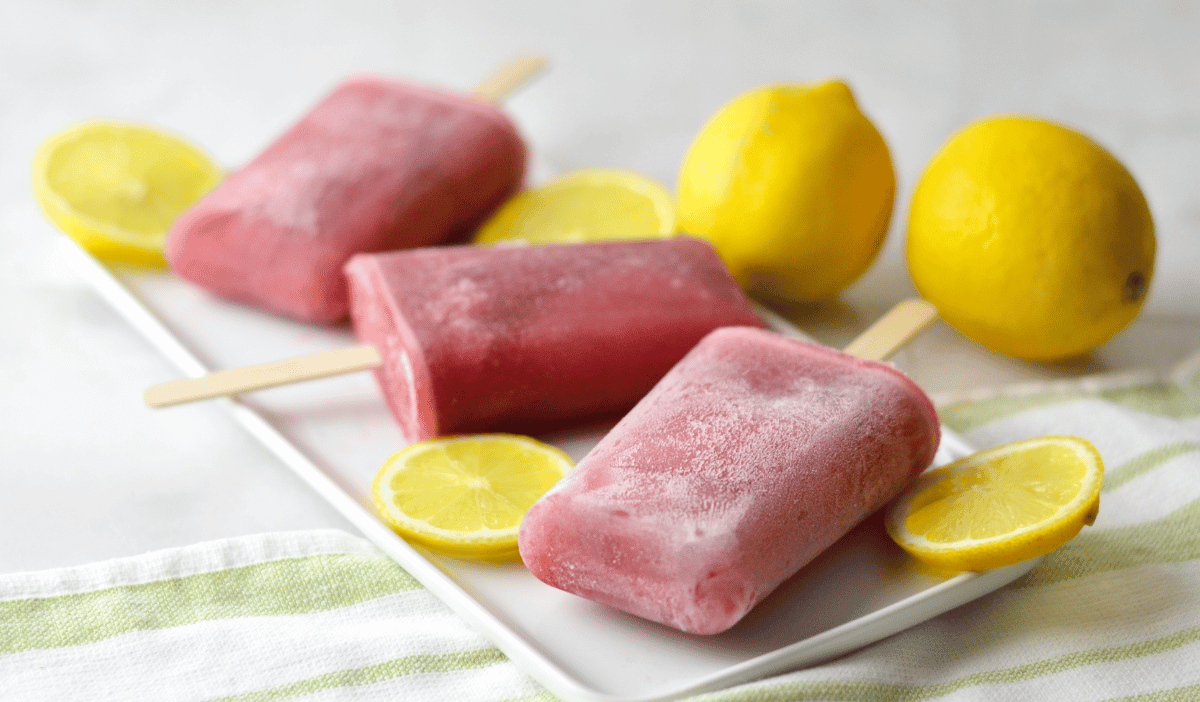 lemonade popsicles